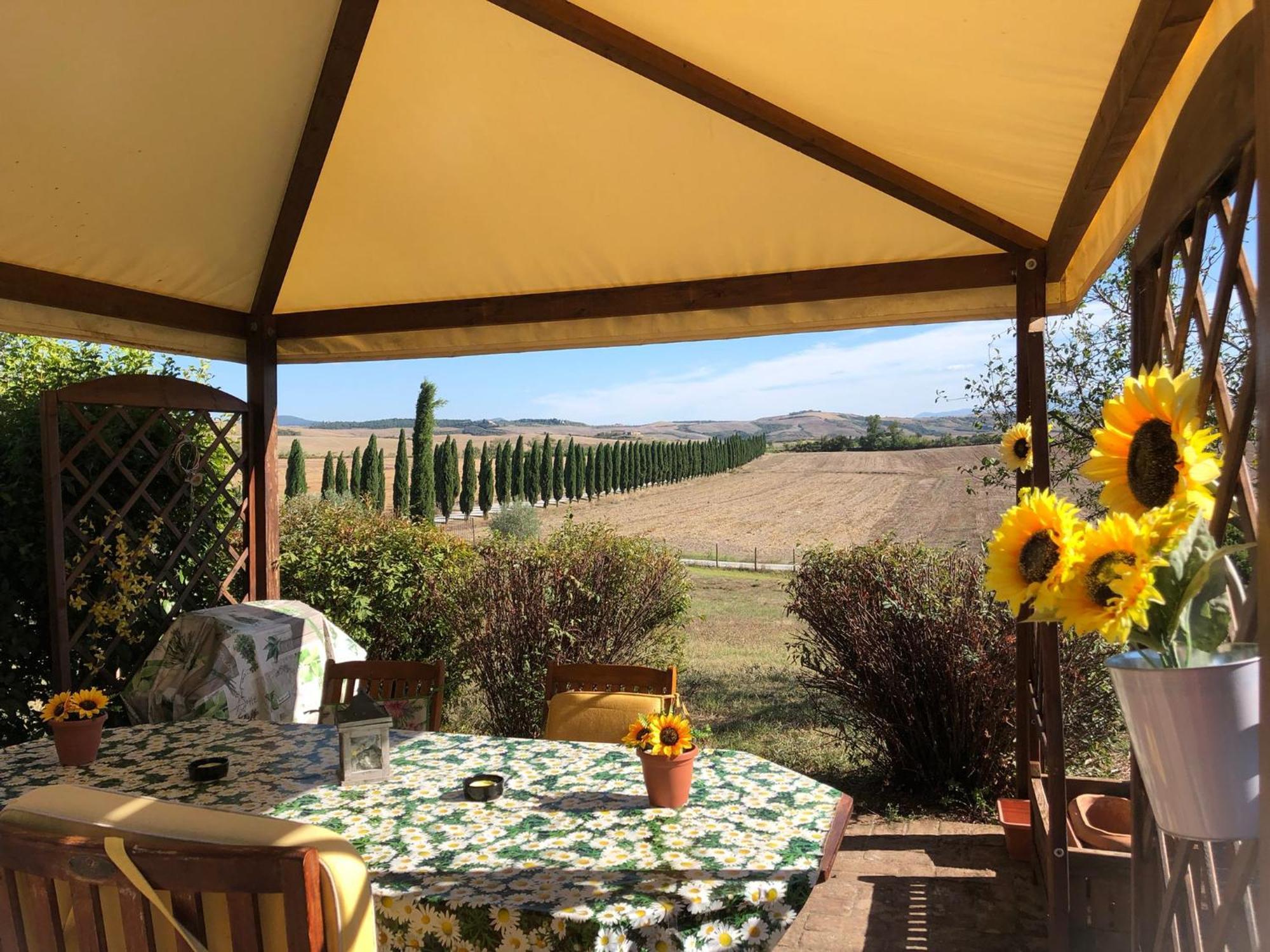 Casa Country House Girasole Vakantie Huis-Wakacje Huis Asciano Kültér fotó