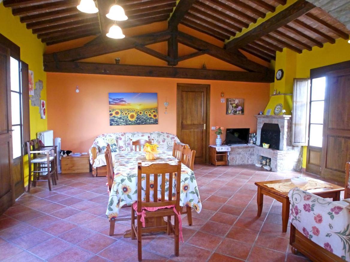 Casa Country House Girasole Vakantie Huis-Wakacje Huis Asciano Kültér fotó