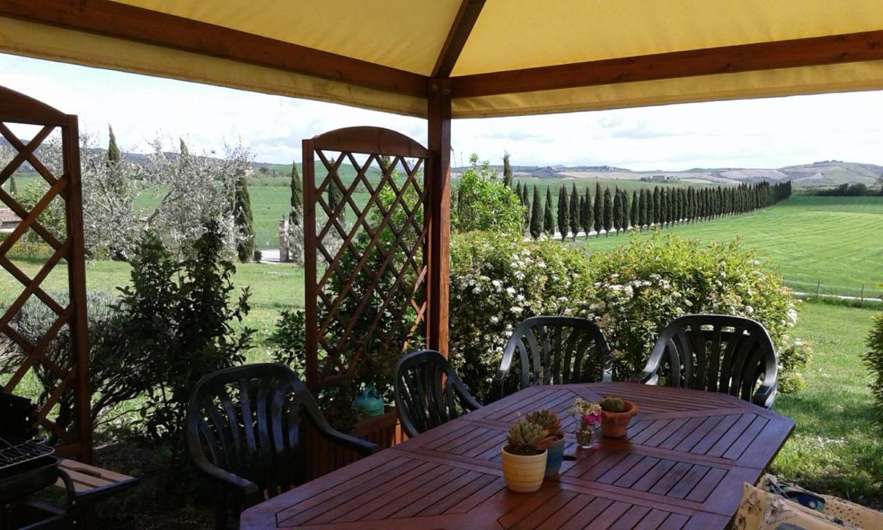 Casa Country House Girasole Vakantie Huis-Wakacje Huis Asciano Kültér fotó